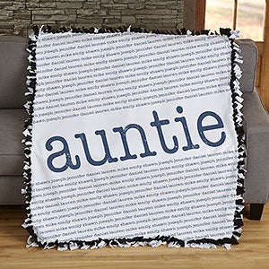 Our Special Lady Personalized 50x60 Tie Blanket