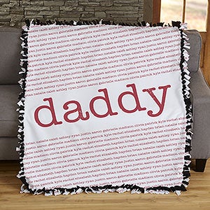 Our Special Guy Personalized 50x60 Tie Blanket