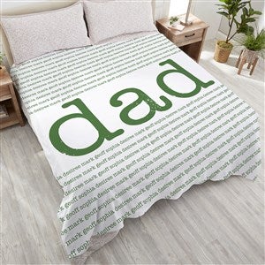 Our Special Guy Personalized 90x90 Plush Queen Fleece Blanket