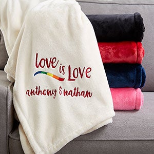 Love Is Love Personalized 60x80 Fleece Blanket