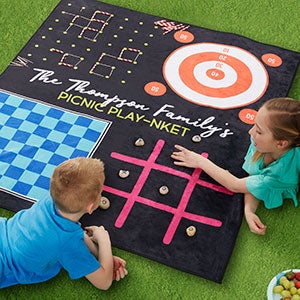 Personalized Classic Games Picnic Blanket - 20158