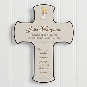 Precious Moments Personalized Memorial Cross