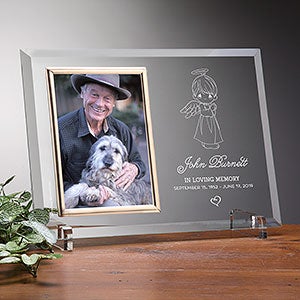 Precious Moments Angel Personalized Memorial Picture Frame