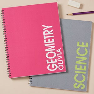 Personalized Notebooks - Bold Name