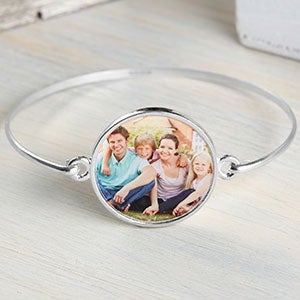 Personalized Photo Bangle Bracelet