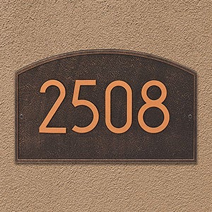 Personalized Address Plaque - Legacy