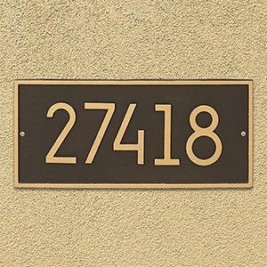 Personalized Address Plaque - Hartford