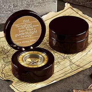 Engraved Compass Gift For Him