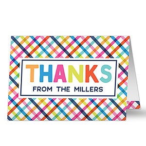 Personalized Thank You Greeting Cards - Thanks