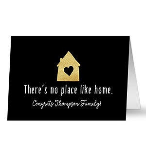 Personalized There's No Place Like Home Greeting Card