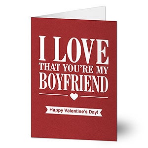 I Love That You're My Guy Premium Greeting Card