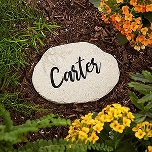 Our Mom Rocks Personalized Small Garden Stone