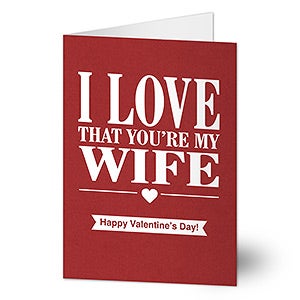 I Love That You're My Girl Premium Greeting Card