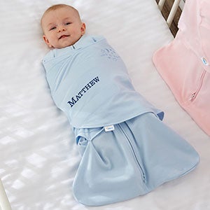 HALO SleepSack Personalized Baby Boy Cotton Swaddle Blanket