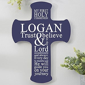 First Communion Personalized 9.5-inch Cross