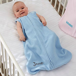 HALO SleepSack Personalized Baby Boy Fleece Wearable Blanket