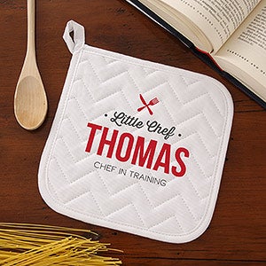 Little Chef Personalized Potholder