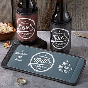 Groomsmen Brewing Co. Personalized Can & Bottle Wrap