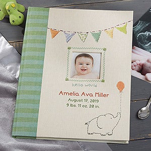 Personalized Baby Memory Book - Made With Love