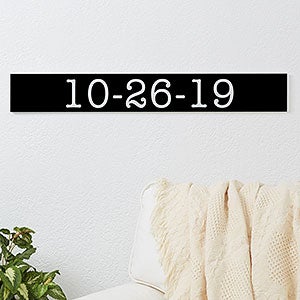 Personalized Date Wooden Sign