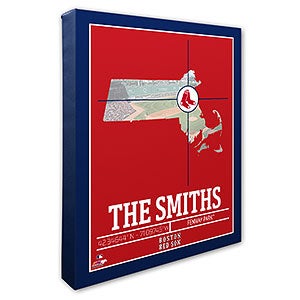 Boston Red Sox Personalized MLB Wall Art