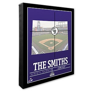 Colorado Rockies Personalized MLB Wall Art