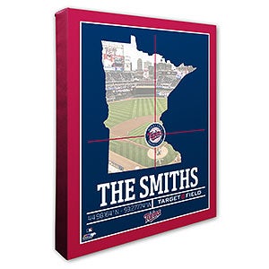 Minnesota Twins Personalized MLB Wall Art