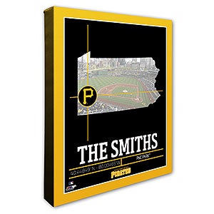 Pittsburgh Pirates Personalized MLB Wall Art