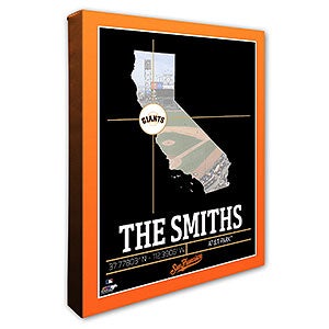 San Francisco Giants Personalized MLB Wall Art