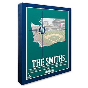 Seattle Mariners Personalized MLB Wall Art