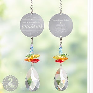 Personalized Memorial Rainbow Suncatcher