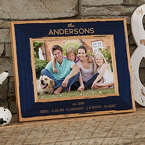 Family Is Precious 5x7 Personalized Printed Wood Frame