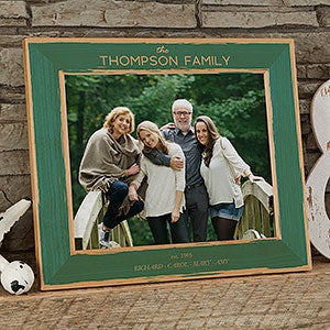 Family Is Precious 8x10 Personalized Printed Wood Frame