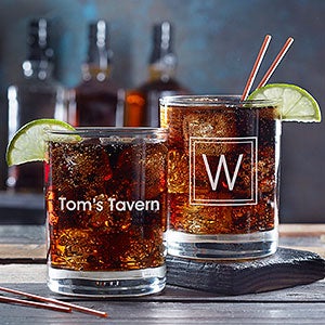 Classic Celebrations Personalized Short Cocktail Glass