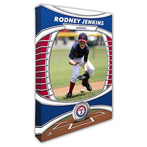 Texas Rangers 12x18 Photo Canvas Print