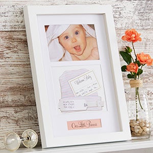 Baby Memento Shadow Box Keepsake Picture Frame