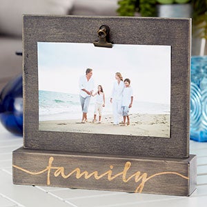 Family Memories Photo Clip Picture Frame