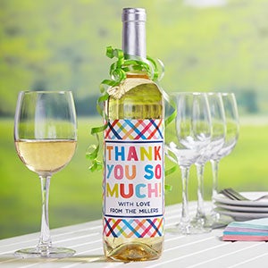 Personalized Wine Bottle Labels For Host/Hostess Gift - 20934