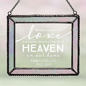 Heaven In Our Home Personalized Suncatcher