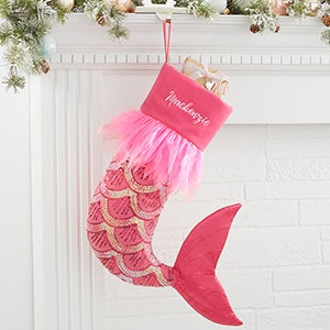 Personalized Mermaid Christmas Stocking