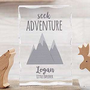 Adventure Mountain Personalized Baby Keepsake