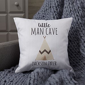 Woodland Adventure Teepee Personalized Baby Pillow