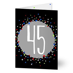 Personalized Age Specific Birthday Cards For Him