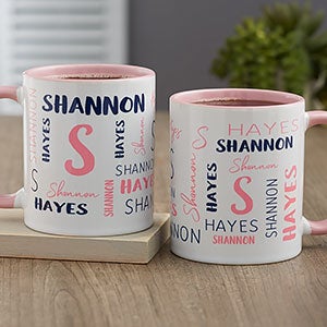 Notable Name Pink Coffee Mug