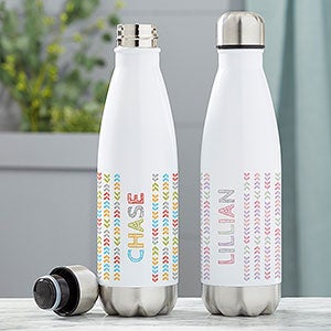 Stencil Name 17oz Insulated Water Bottle