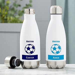 Soccer Personalized Insulated 12 oz. Water Bottle