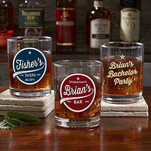 Brewing Co. Personalized Printed Whiskey Glass