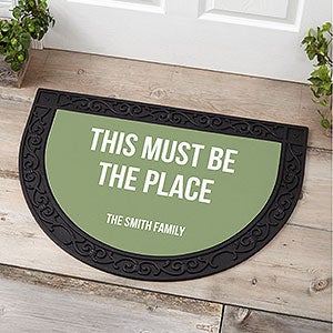 Personalized Half Round Doormats - Add Any Text