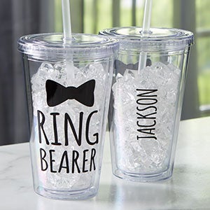 Ring Bearer Personalized Acrylic Insulated Tumbler