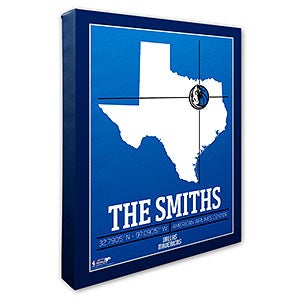 Dallas Mavericks Personalized NBA Wall Art